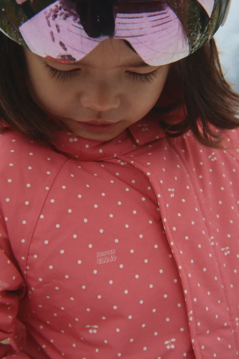 NOHR SNOWSUIT - cherry berry dot