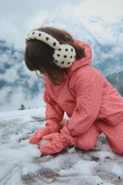 NOHR SNOWSUIT - cherry berry dot