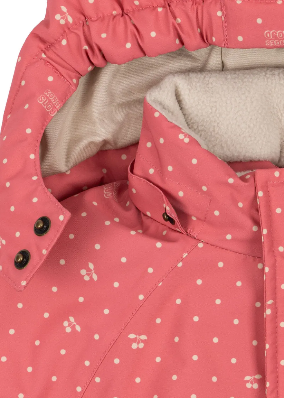 NOHR SNOWSUIT - cherry berry dot