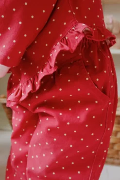 Nola bukser - strawberry dot