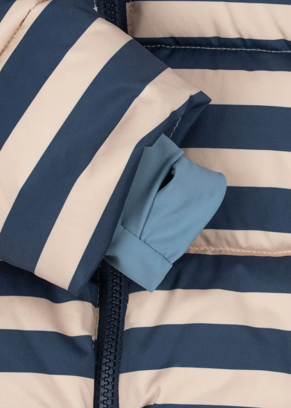 NUKA JACKET - bleu noir stripe