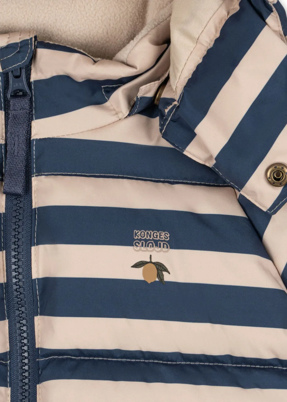 NUKA JACKET - bleu noir stripe