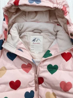 Nuka vinterjakke - coeur rose coloré