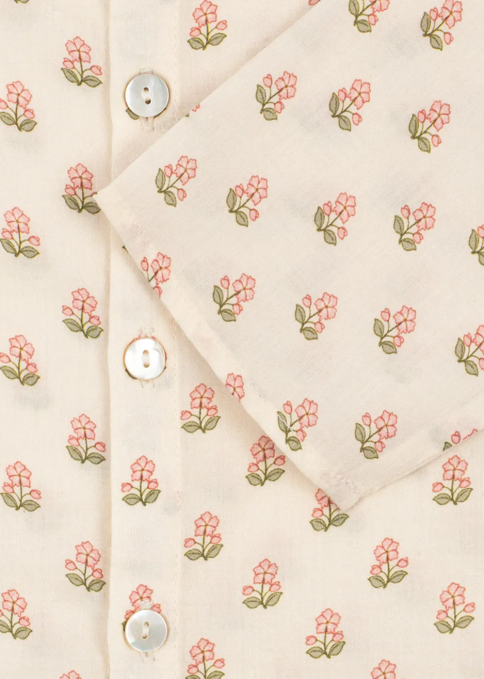 PACEY LANGÆRMET BLUSE - carta fiori