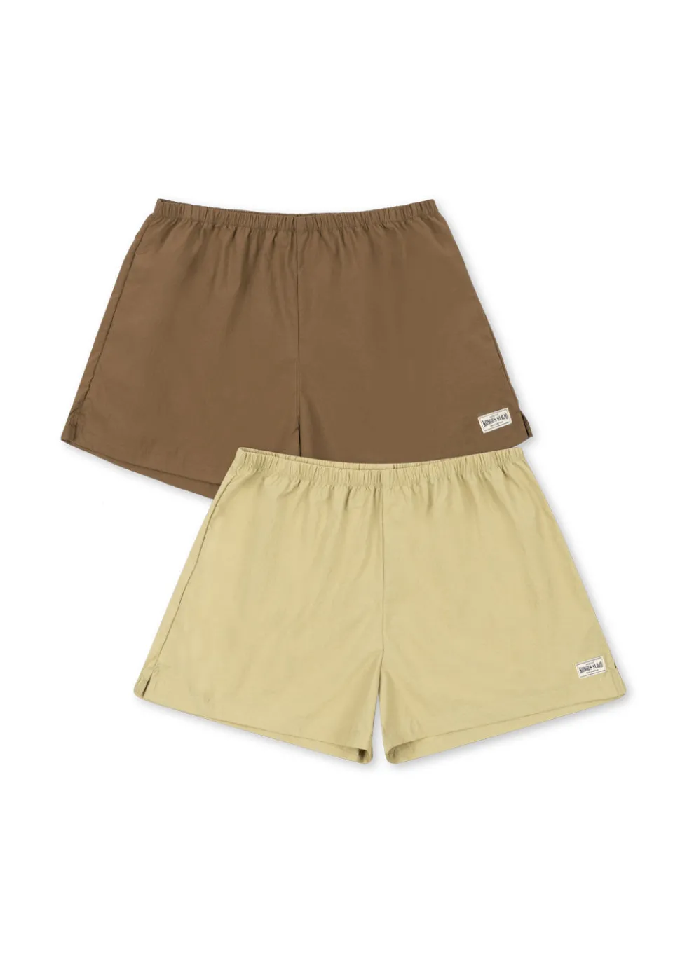 2 PACK ACTY MOMMY SHORTS - pale olive green/ermine