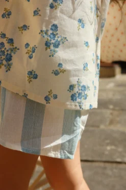 3 PACK ASLI SHORTS - basil/orchid/bleu stripe