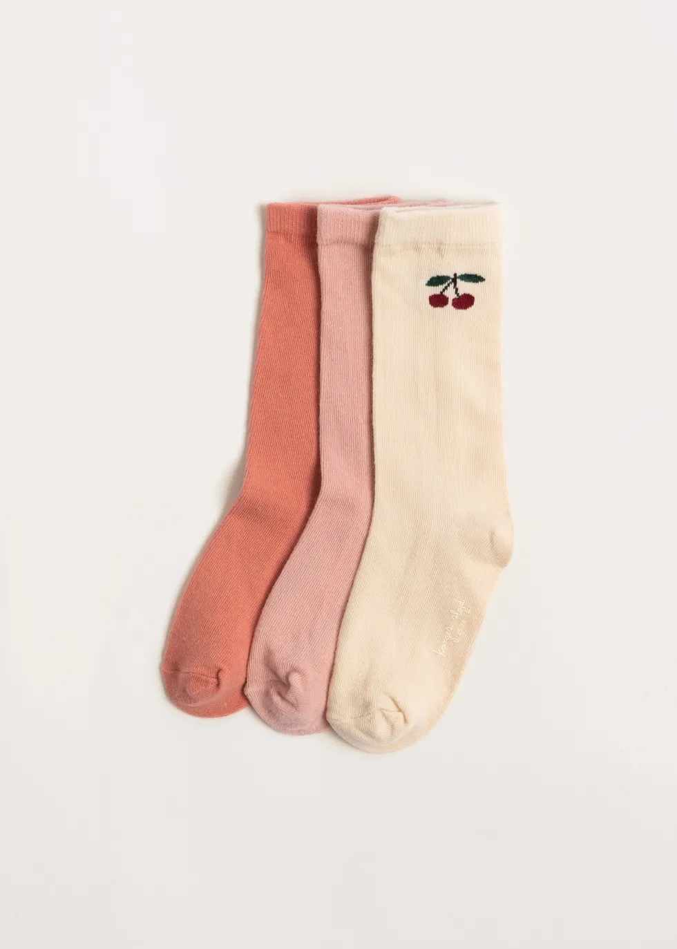 3 PACK JACQUARD SOCKS - cherry mix