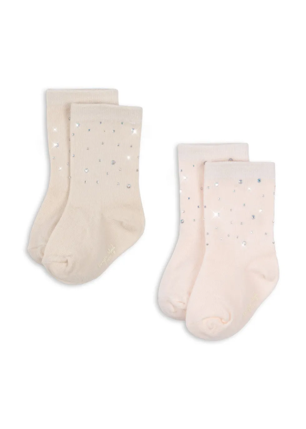 2 PACK PAILLETSTRØMPER - creole pink