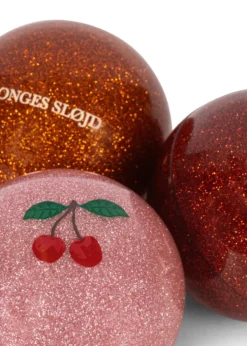 3 PACK SPARKLY BOLDE - red
