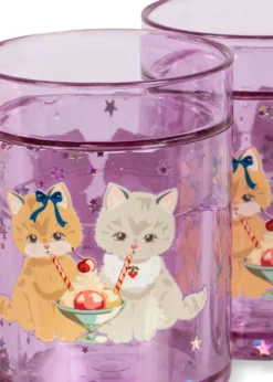 2 Pak Glitterkopper - kitty gelateria