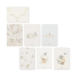 6 pak kort - dino/swan