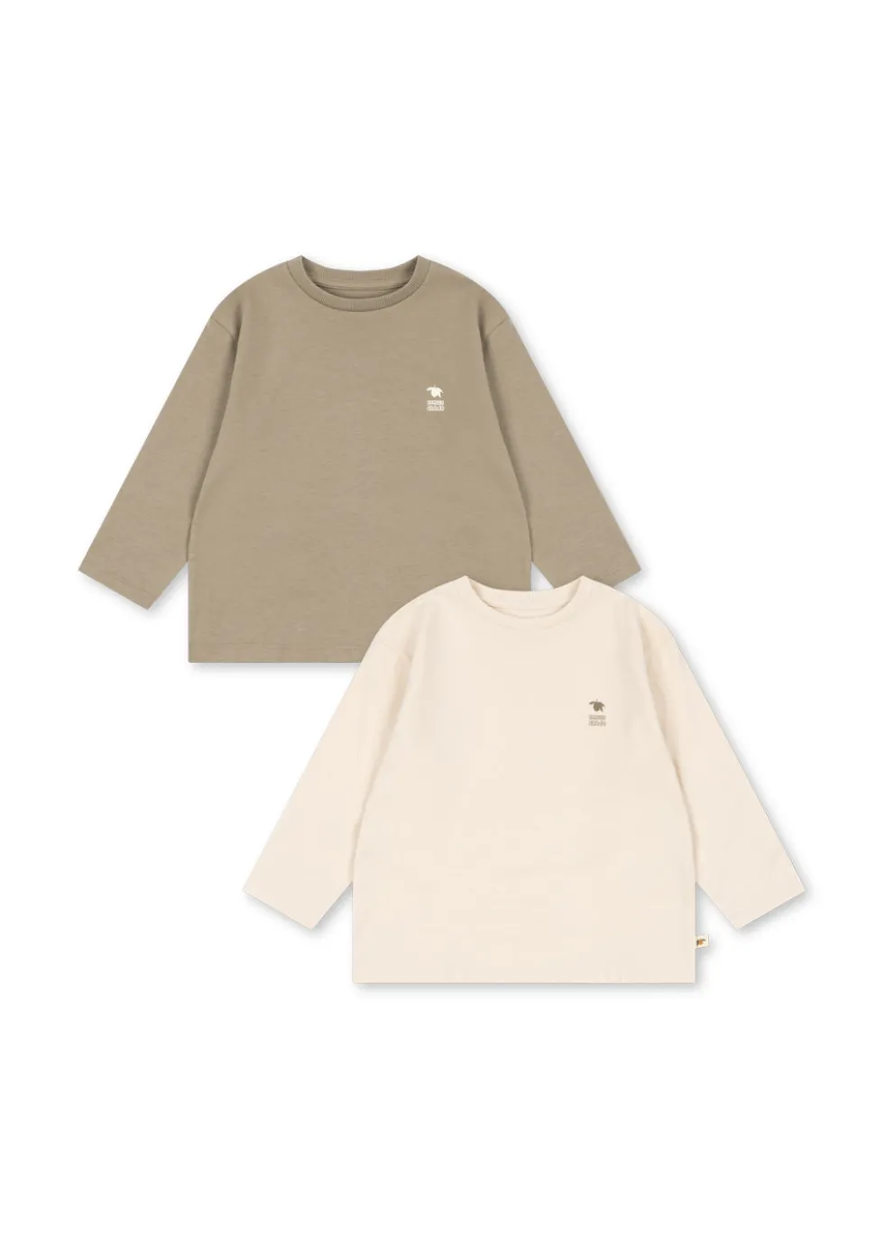 2 PAK LIN LANGÆRMET T SHIRT - laurel oak