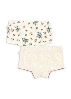 2 Pak Mimmi Underbukser - blue kitty dot/tramonto