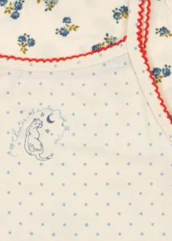 2 Pak Mimmi Undertrøjer - blue kitty dot/tramonto