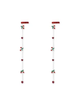 2 pak pearly tassel hårklips - cherry