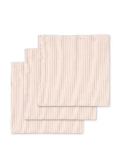 3 Pak Stofbleer - stripie petite rose