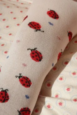 2 Pak Strømpebukser - ladybug