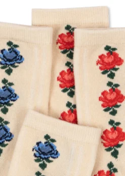 2 pak strømper - rose mix