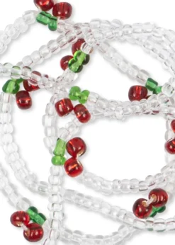 PEARLY CHERRY SMYKKER - red/glitter