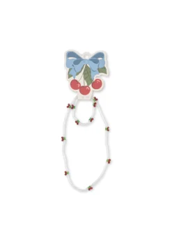 PEARLY CHERRY SMYKKER - red/glitter