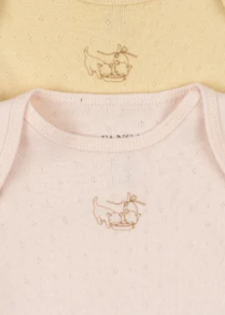 PERLA 2 PACK LS BODY OCS - banana crepe/creole pink