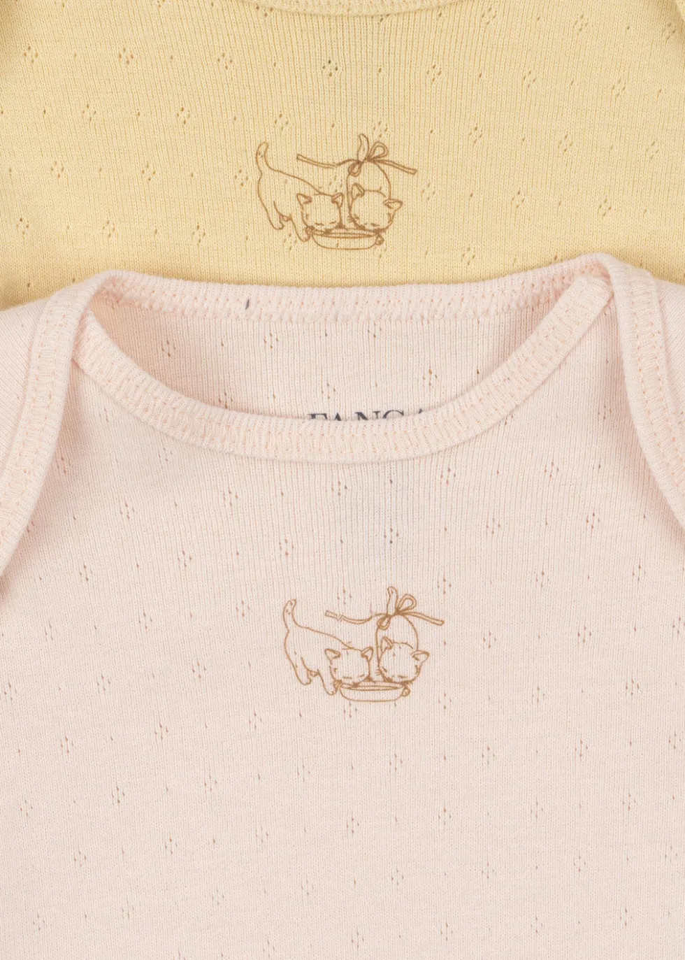 PERLA 2 PACK LS BODY OCS - banana crepe/creole pink