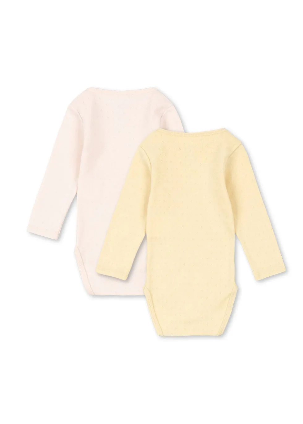 PERLA 2 PACK LS BODY OCS - banana crepe/creole pink