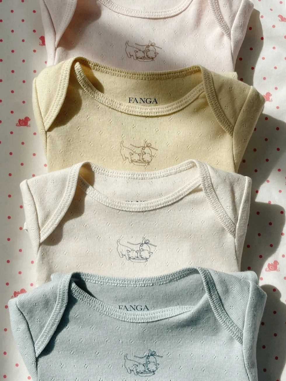 PERLA 2 PACK LS BODY OCS - banana crepe/creole pink