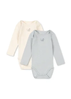 PERLA 2 PACK LS BODY OCS - buttercream/pearl blue