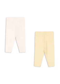 PERLA 2 PACK PANTS OCS - banana crepe/creole pink