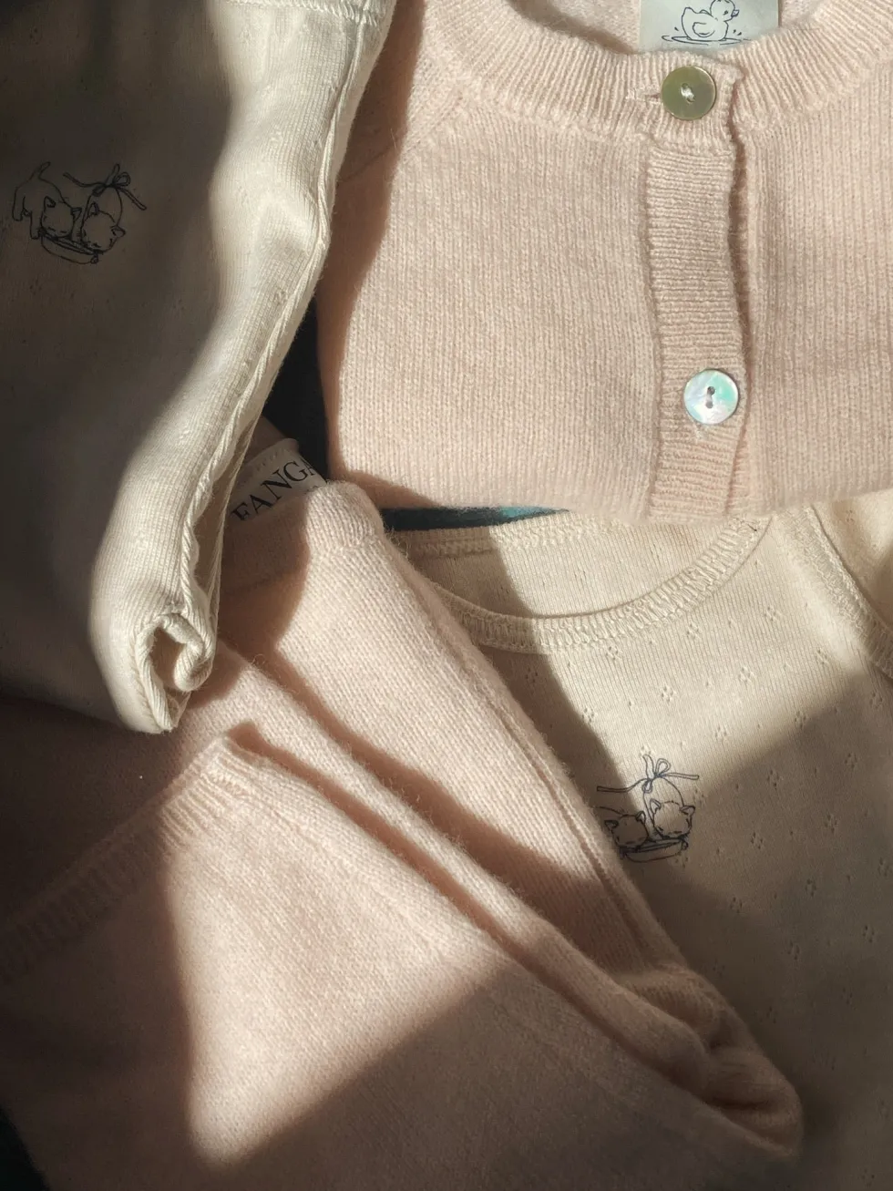 PERLA 2 PACK PANTS OCS - buttercream/pearl blue