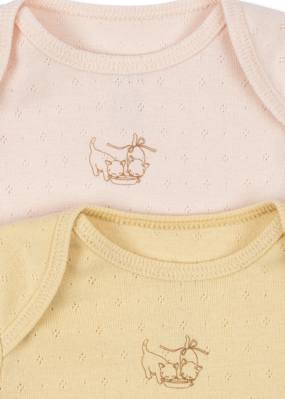 PERLA 2 PACK SS BODY OCS - banana crepe/creole pink