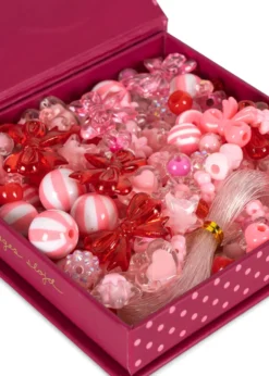 Perle sæt - pink