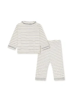 Pio sæt - indigo butter stripe