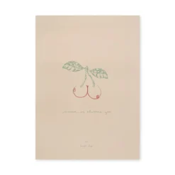 PLAKAT 50 cm x 70 cm - cherry