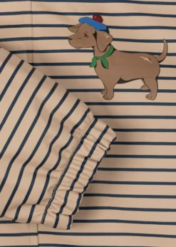 RAINY PALME HUND REGNSÆT - stripe la mer