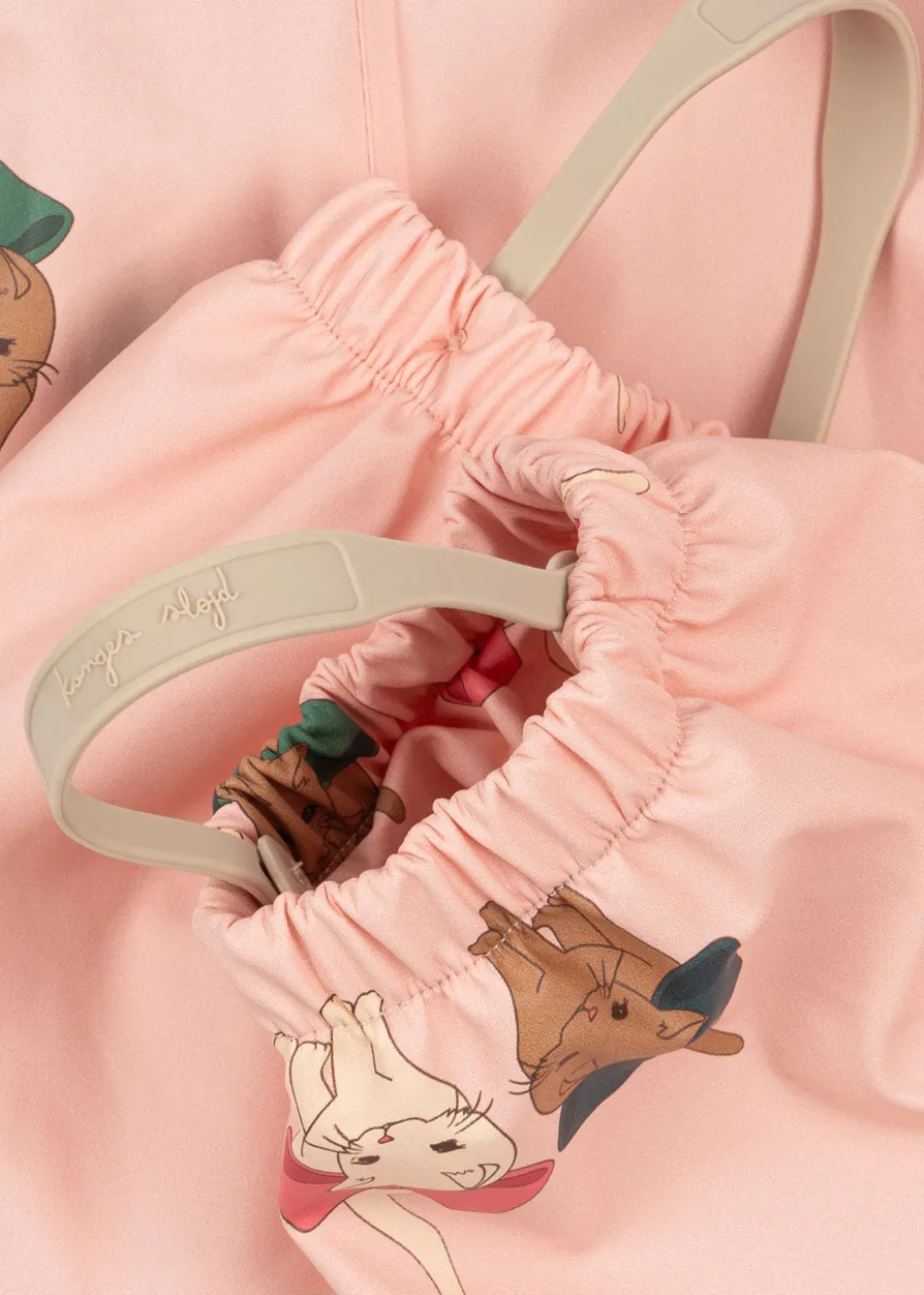 rainy palme regnsæt med for - bow kitty pink