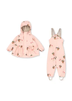 rainy palme regnsæt med for - bow kitty pink