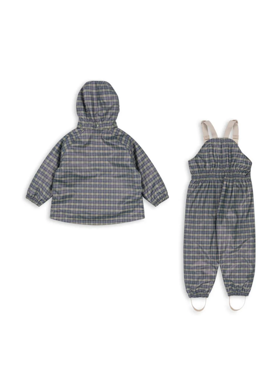 rainy palme regnsæt med for - laurel blue check