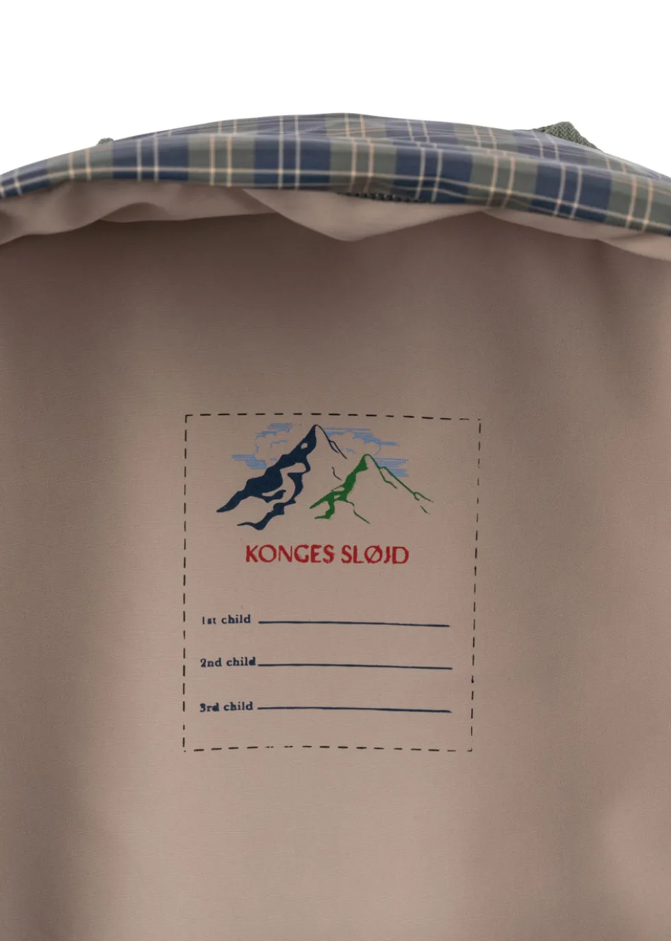 rainy rygsæk - laurel blue check