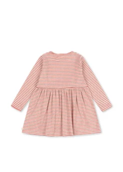 Roli Stribet Kjole - rose cream stripe