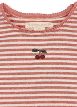 Roli Stribet Kjole - rose cream stripe