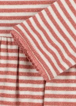 Roli Stribet Kjole - rose cream stripe