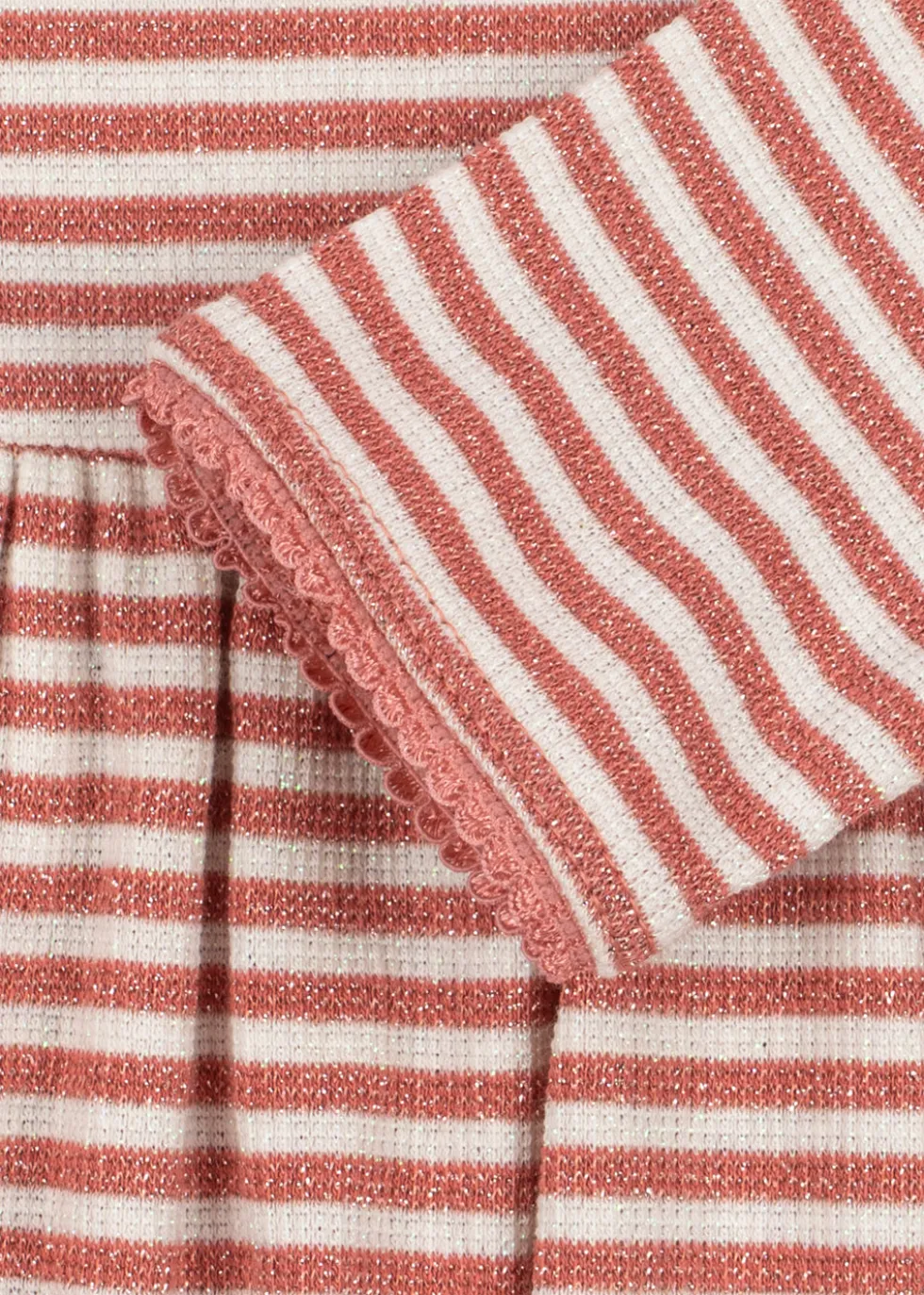 Roli Stribet Kjole - rose cream stripe