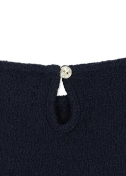 ROMY LONG SLEEVE TEE - dark navy