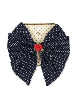 ROSE ROUGE BOW HAIR CLIP - dot nuit