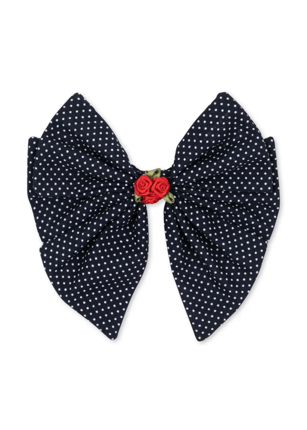 ROSE ROUGE BOW HAIR CLIP - dot nuit
