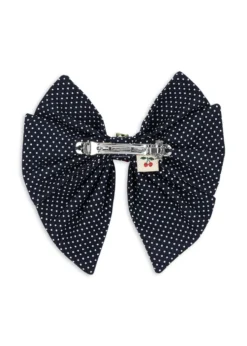 ROSE ROUGE BOW HAIR CLIP - dot nuit