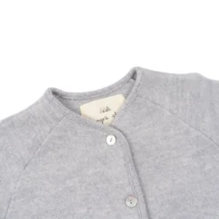 saga cardigan - grey melange