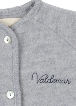 saga cardigan - grey melange